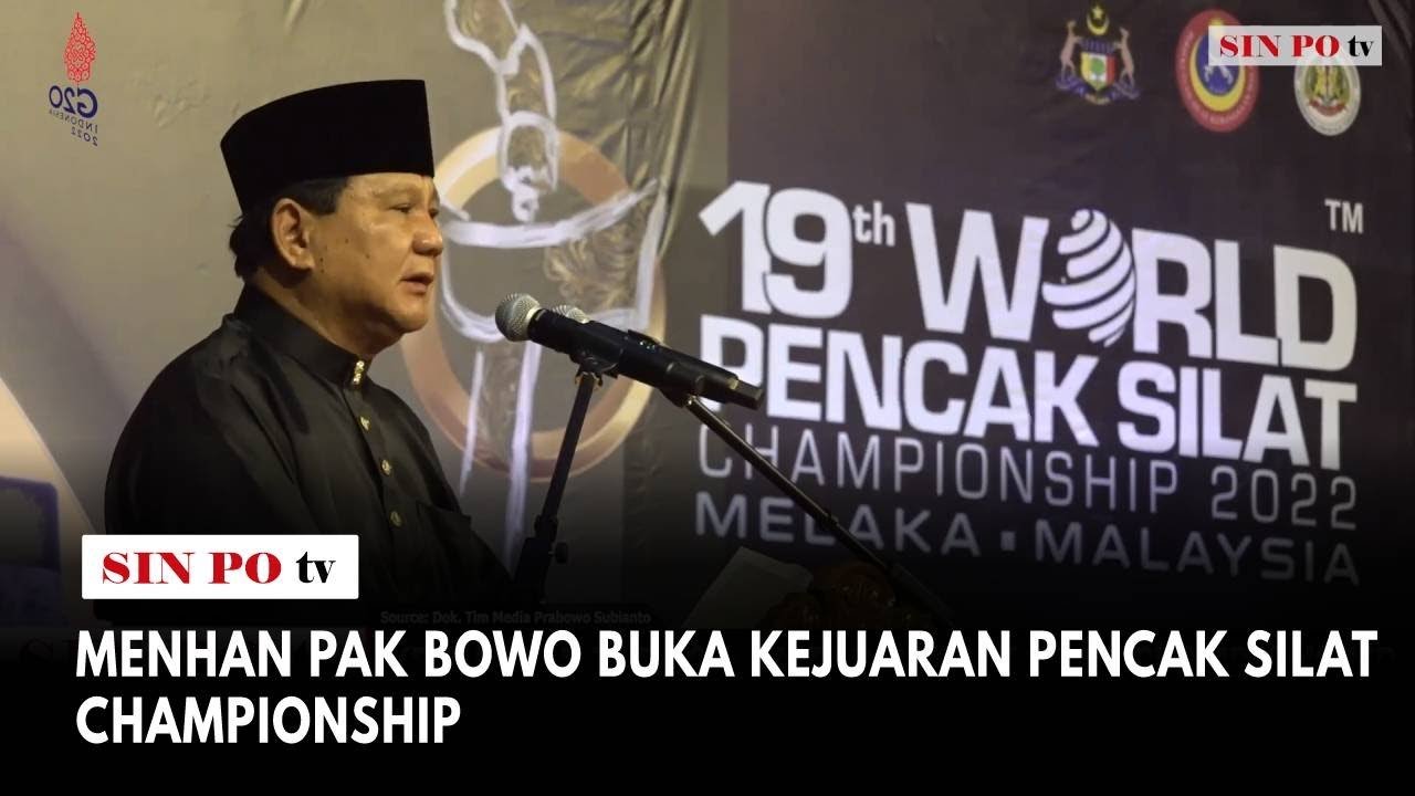 Menhan Pak Bowo Buka Kejuaran Pencak Silat Championship