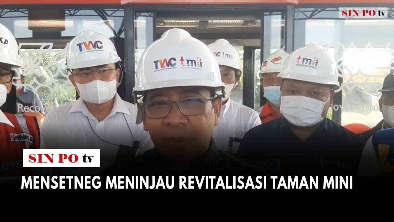 Mensetneg Meninjau Revitalisasi Taman Mini