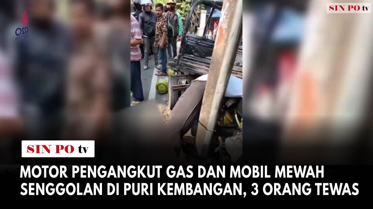 Motor Pengangkut Gas Dan Mobil Mewah Senggolan Di Puri Kembangan, 3 Orang Tewas Di Tempat