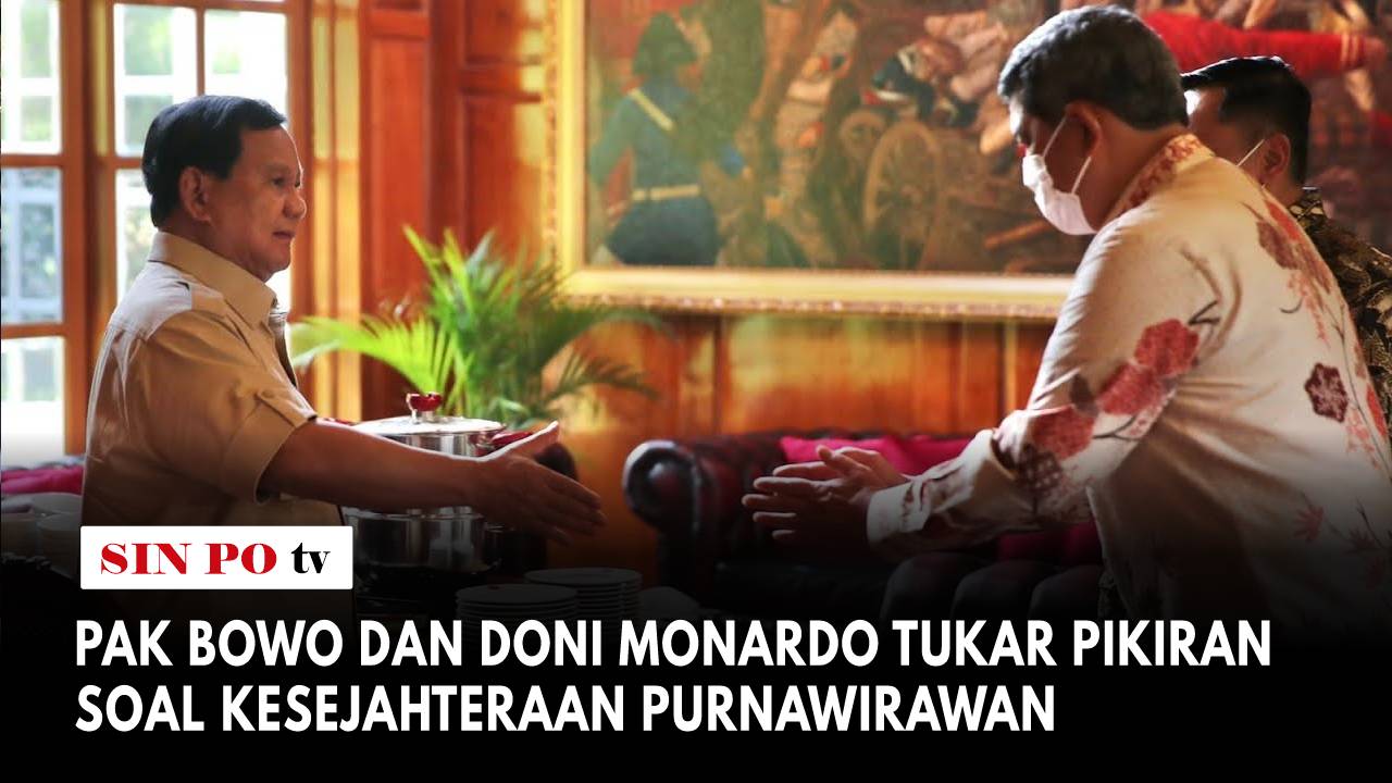 Pak Bowo dan Doni Monardo Tukar Pikiran Soal Kesejahteraan Purnawirawan