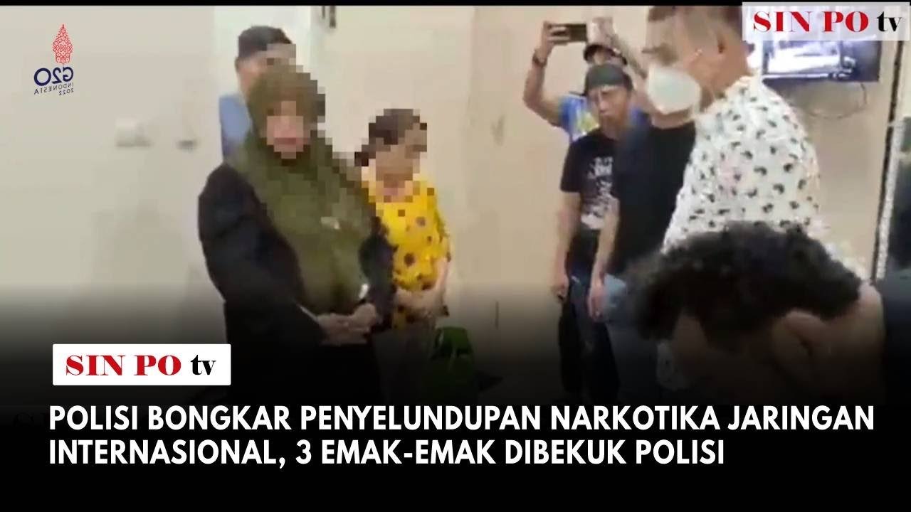 Polisi Bongkar Penyelundupan Narkotika Jaringan Internasional, 3 Emak-emak Dibekuk Polisi