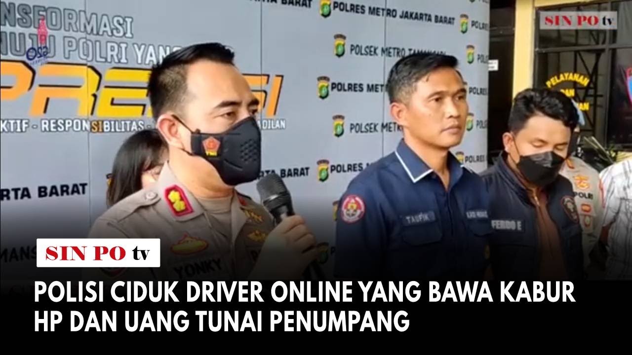 Polisi Ciduk Driver Online Yang Bawa Kabur Hp Dan Uang Tunai Penumpang