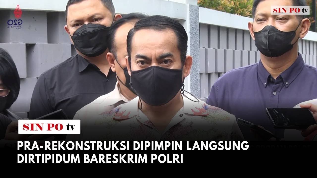 Pra-Rekonstruksi Dipimpin langsung Dirtipidum Bareskrim Polri