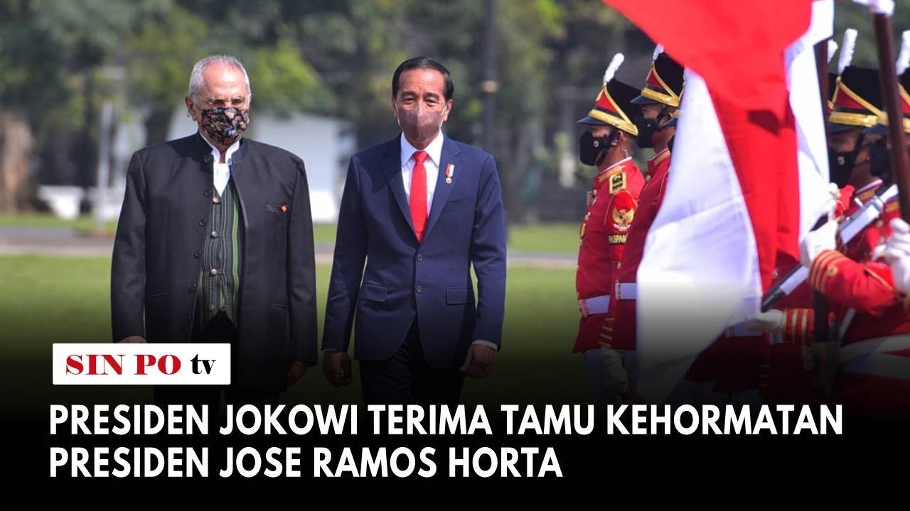 Presiden Jokowi Terima Tamu Kehormatan Presiden Jose Ramos Horta