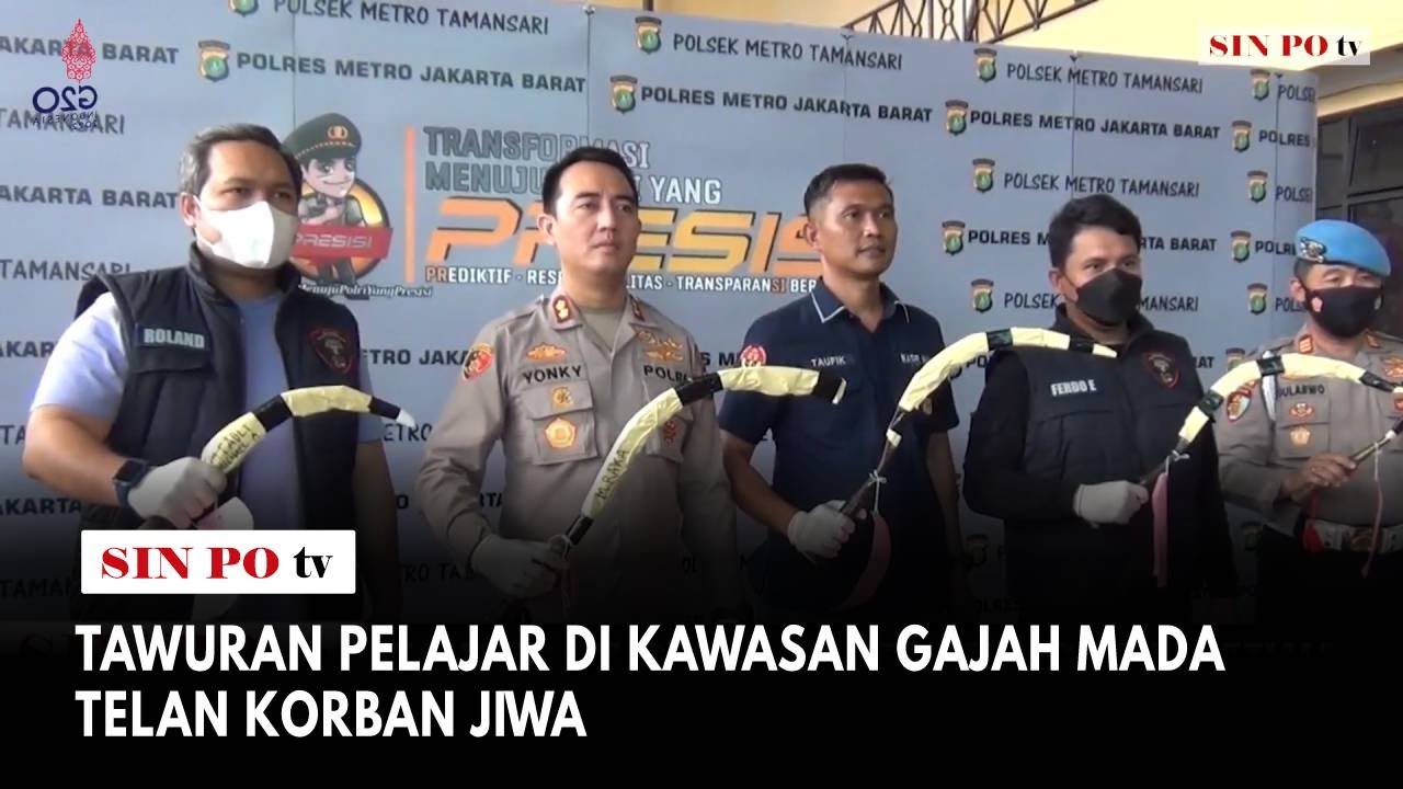 Tawuran Pelajar Di Kawasan Gajah Mada Telan Korban Jiwa