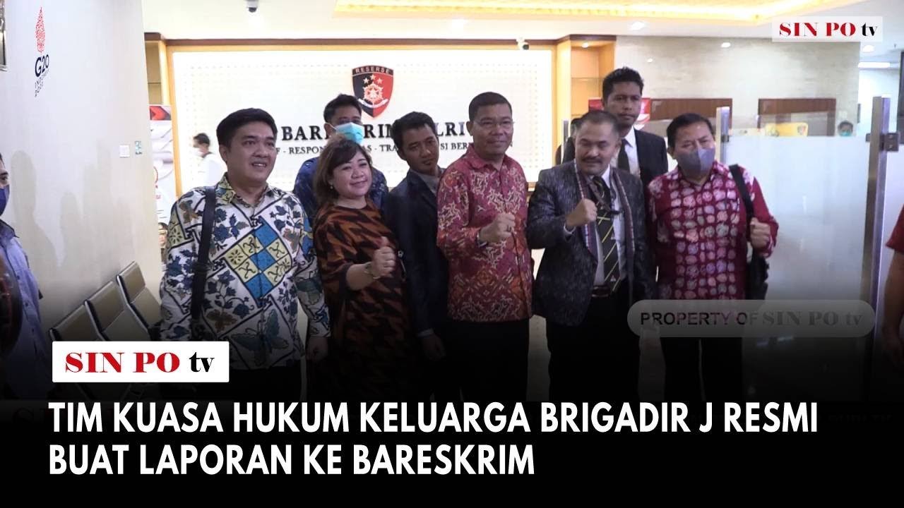 Tim Kuasa Hukum Keluarga Brigadir J Resmi Buat Laporan Ke Bareskrim