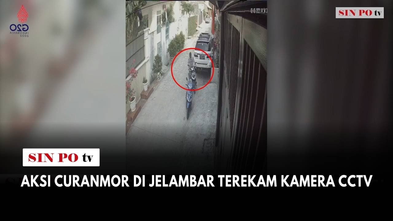 Aksi Curanmor Di Jelambar Terekam Kamera CCTV