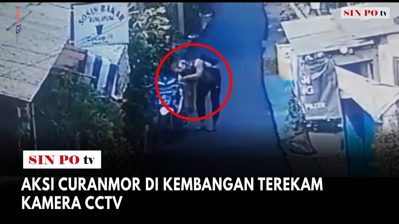 Aksi Curanmor Di Kembangan Terekam Kamera CCTV