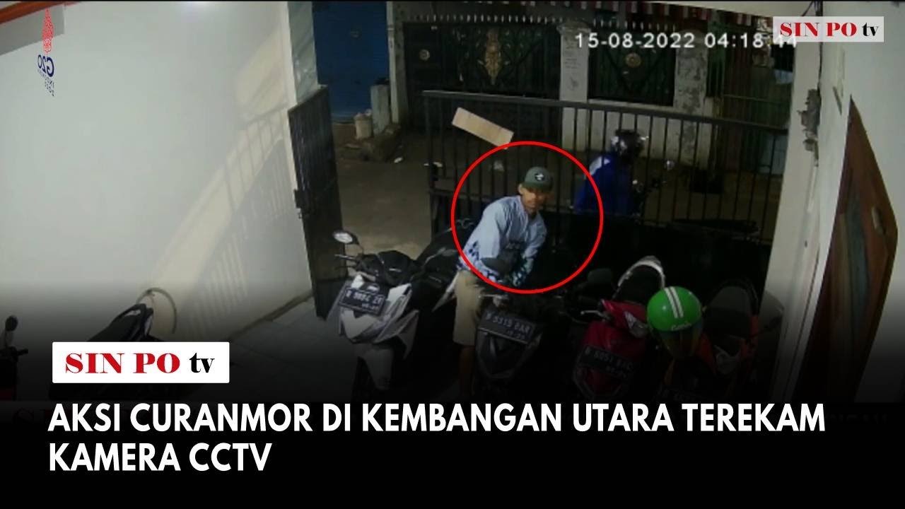 Aksi Curanmor Di Kembangan Utara Terekam Kamera CCTV