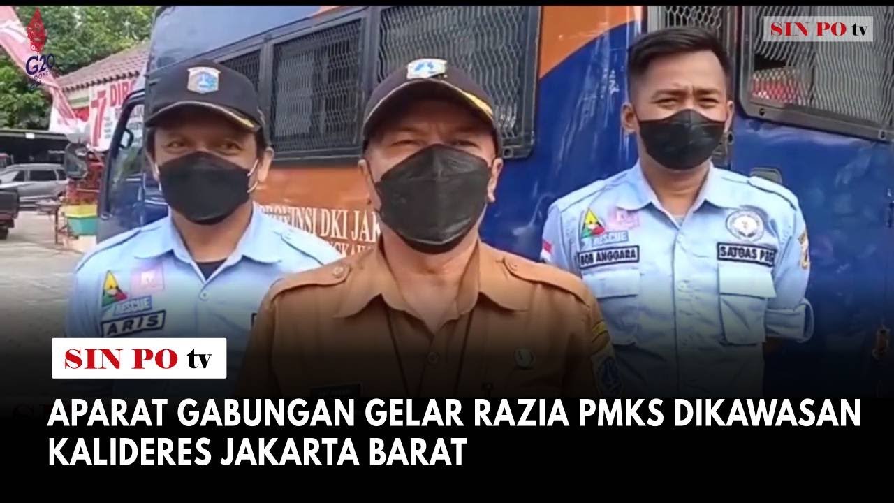 Aparat Gabungan Gelar Razia PMKS Dikawasan Kalideres Jakarta Barat