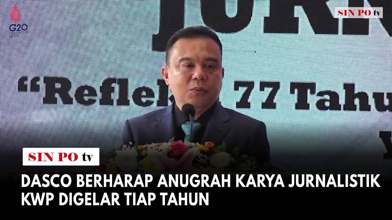 Dasco Berharap Anugrah Karya Jurnalistik KWP Digelar Tiap Tahun