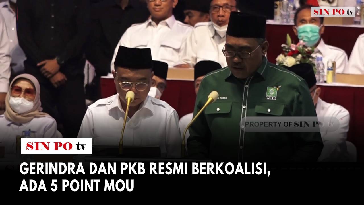 Gerindra Dan PKB Resmi Berkoalisi, Ada 5 Point MoU