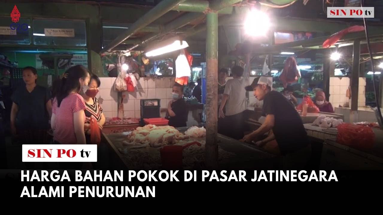 Harga Bahan Pokok Di Pasar Jatinegara Alami Penurunan