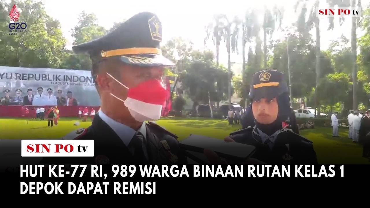 HUT Ke-77 RI, 989 Warga Binaan Rutan Kelas 1 Depok Dapat Remisi