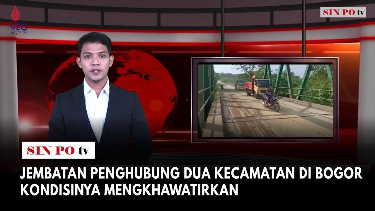 Jembatan Penghubung Dua Kecamatan Di Bogor Kondisinya Mengkhawatirkan