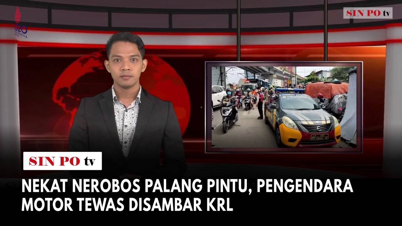 Nekat Nerobos Palang Pintu, Pengendara Motor Tewas Disambar KRL