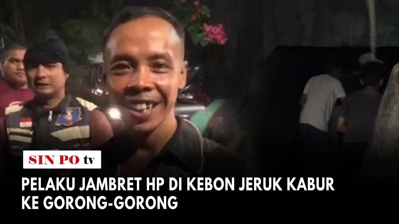 Pelaku Jambret HP Di Kebon Jeruk Kabur Ke Gorong-Gorong