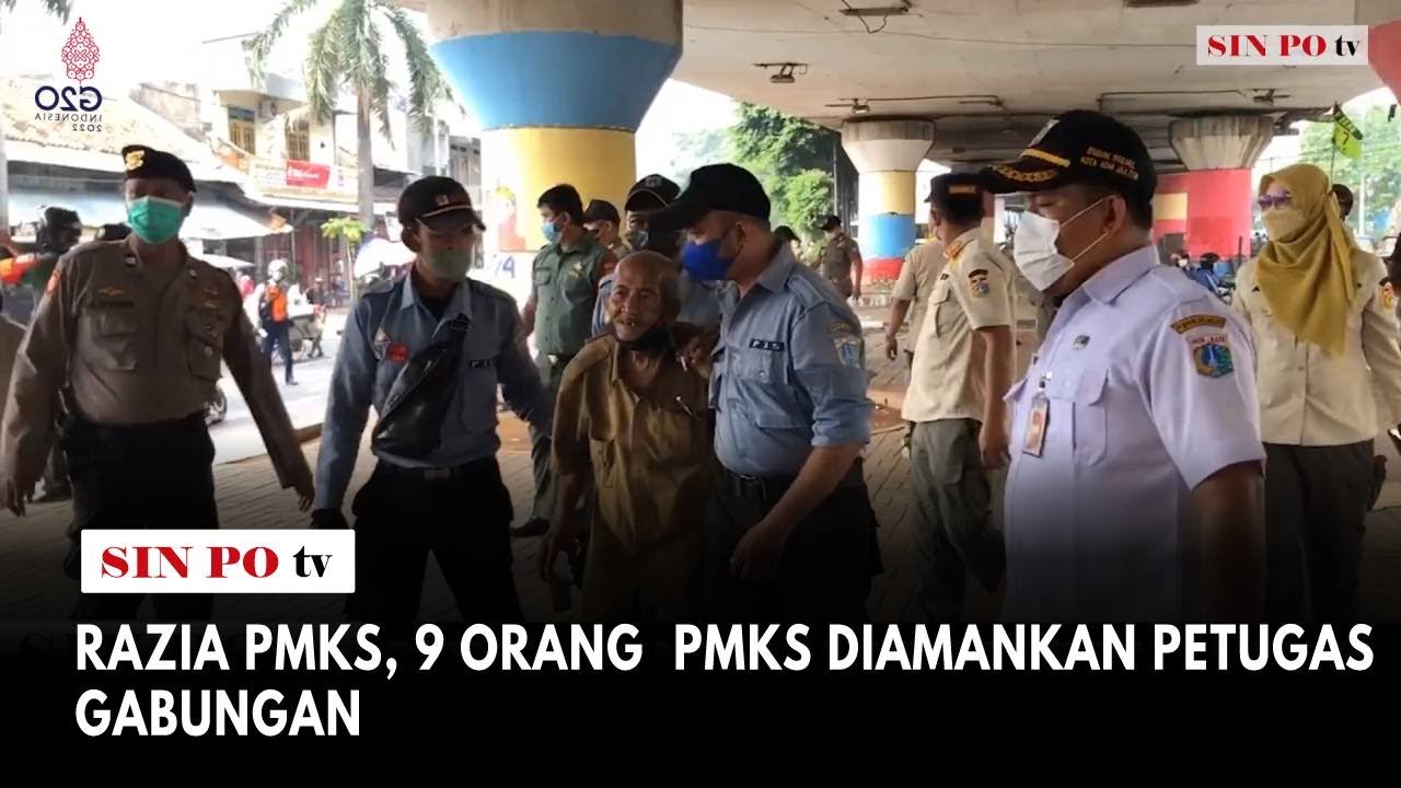 Razia PMKS, 9 Orang  PMKS Diamankan Petugas Gabungan