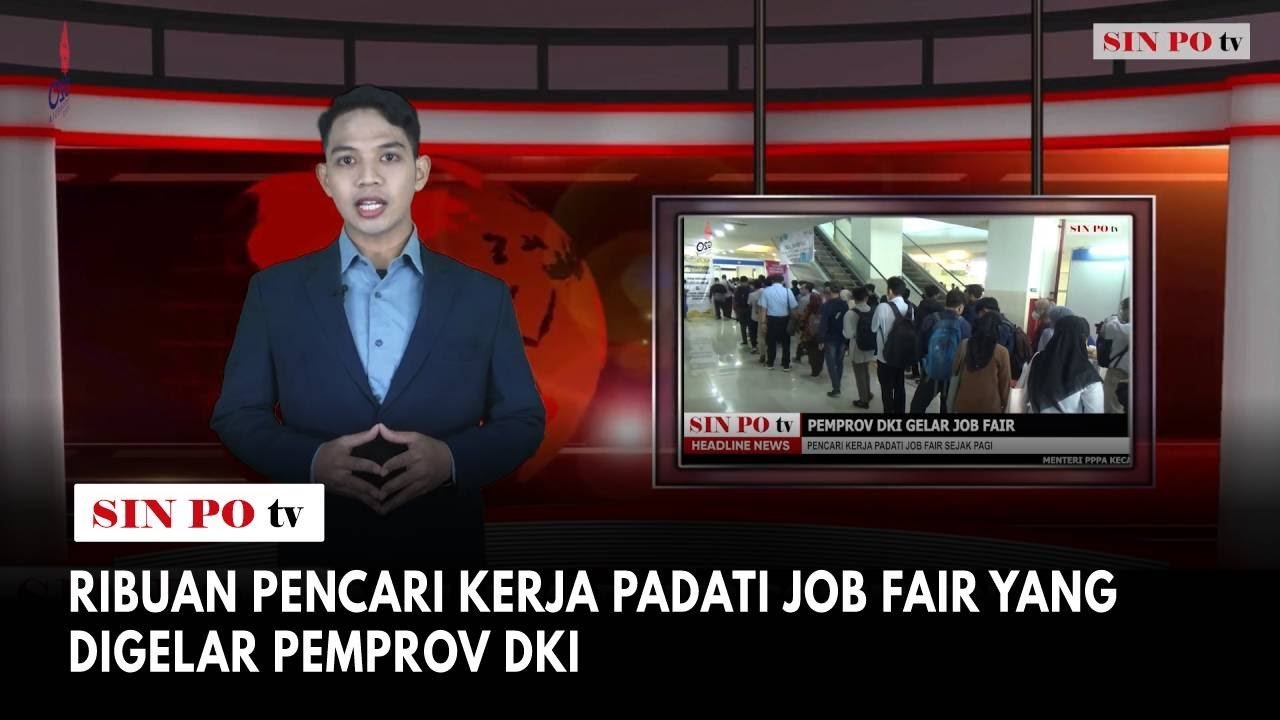 Ribuan Pencari Kerja Padati Job Fair Yang Digelar Pemprov DKI