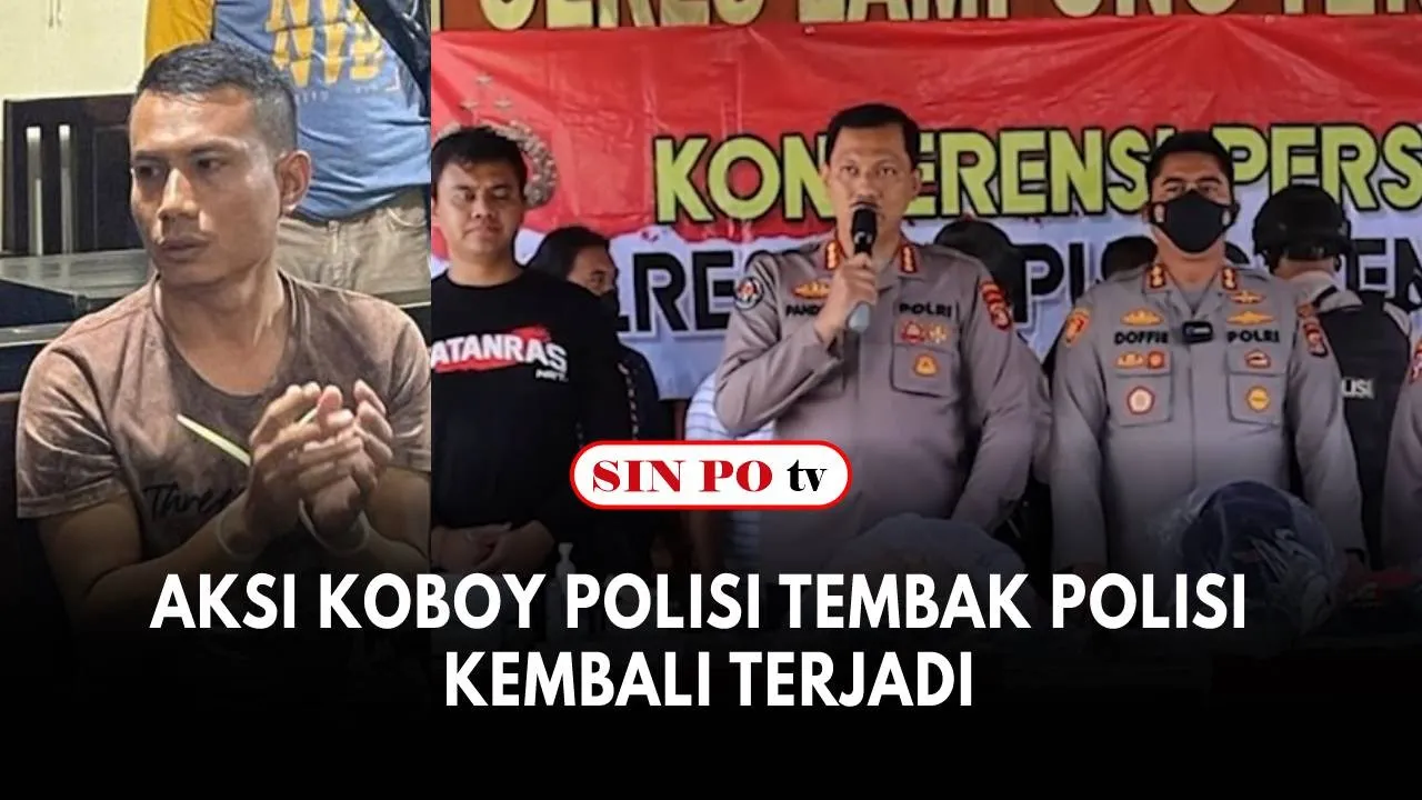 Aksi Koboy Polisi Tembak Polisi Kembali Terjadi Di Lampung Tengah