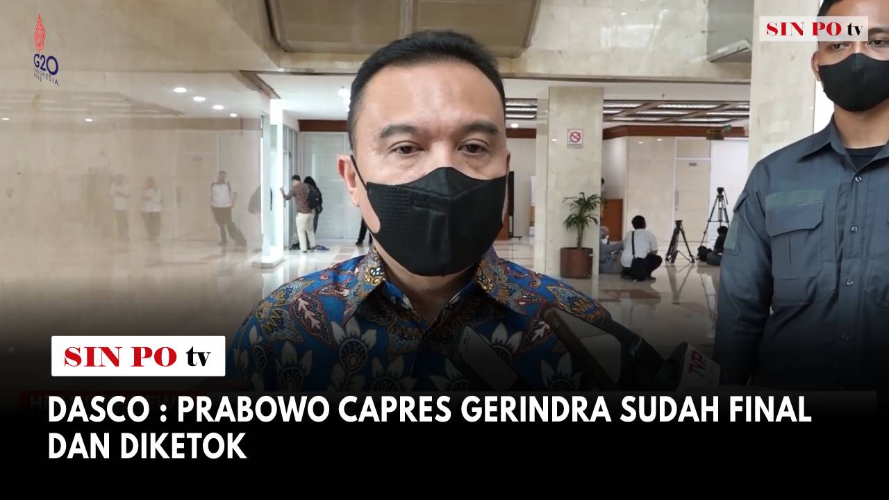 Ketua Harian DPP Gerindra Sufmi Dasco Ahmad