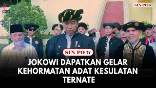 Jokowi Dapatkan Gelar Kehormatan Adat Kesulatan Ternate