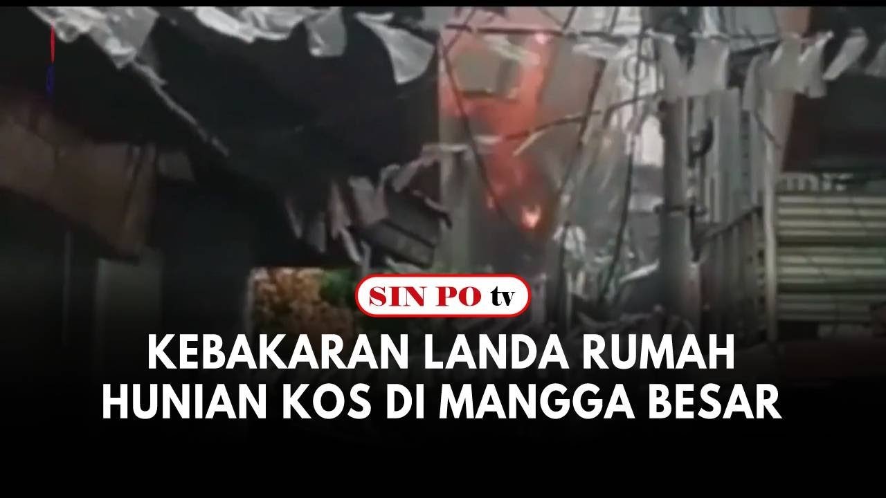 Kebakaran Landa Rumah Hunian Kos di Mangga Besar