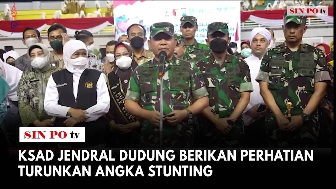 KSAD Jendral Dudung Berikan Perhatian Turunkan Angka Stunting