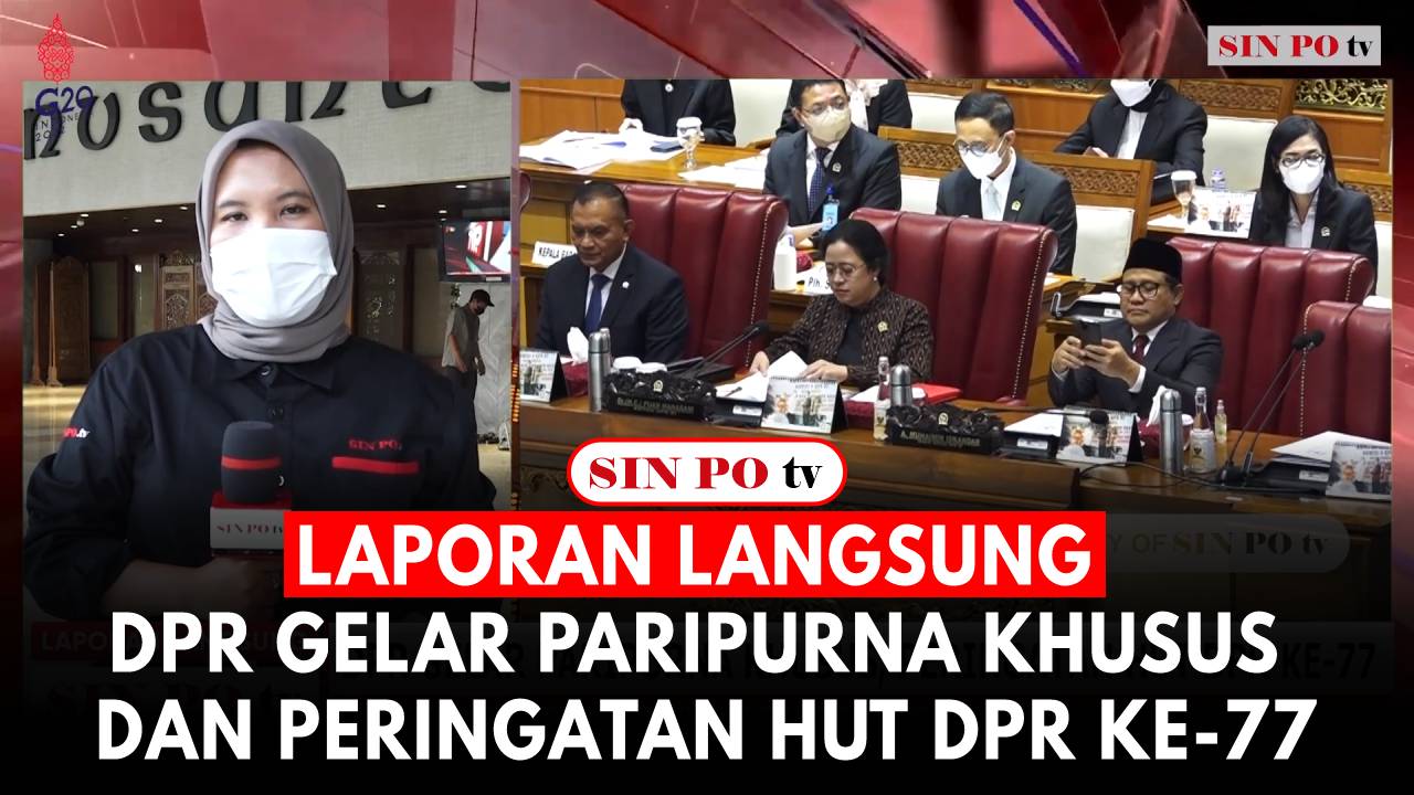 DPR Gelar Paripurna Khusus dan Peringatan HUT DPR Ke-77