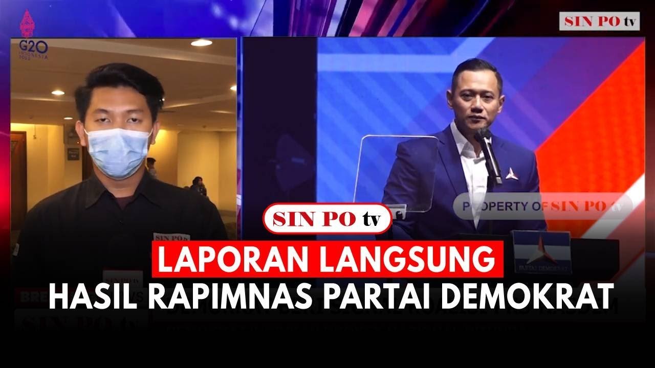 Laporan Langsung : Hasil Rapimnas Partai Demokrat