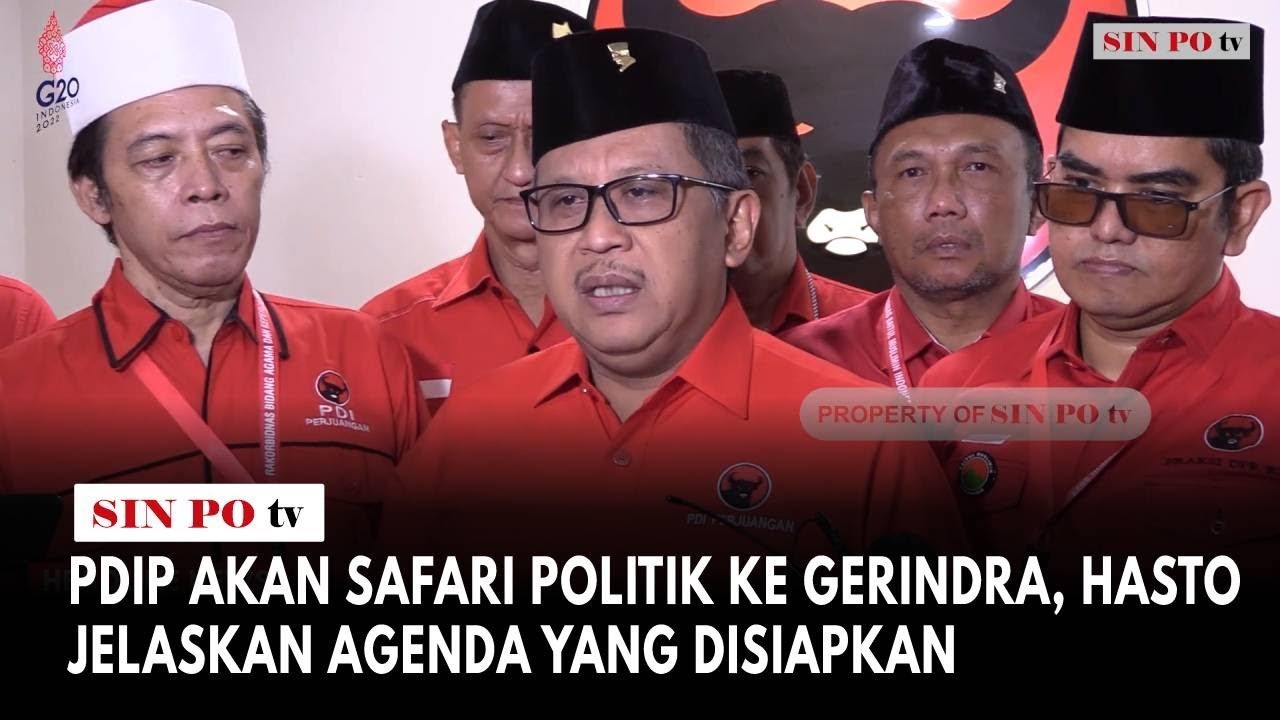 PDIP Akan Safari Politik Ke Gerindra, Hasto Jelaskan Agenda Yang Disiapkan