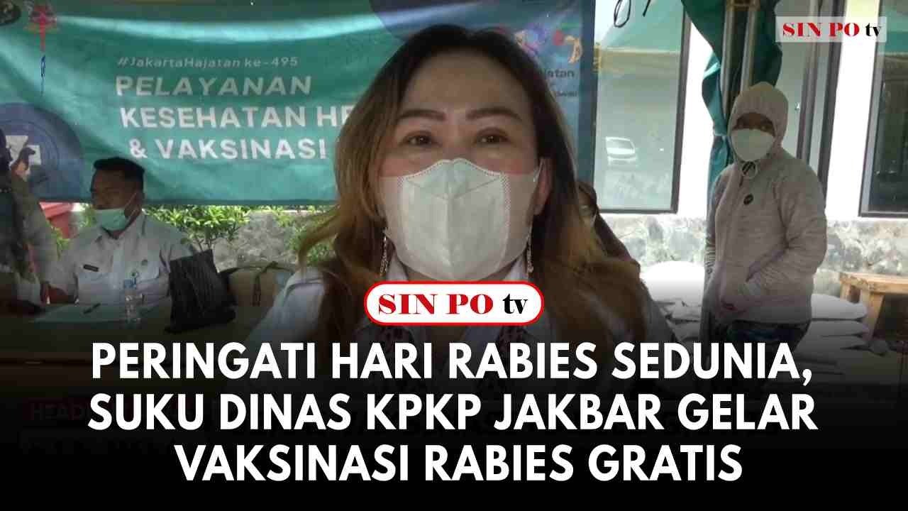 Peringati Hari Rabies Sedunia, Suku Dinas KPKP Jakbar Gelar Vaksinasi Rabies Gratis