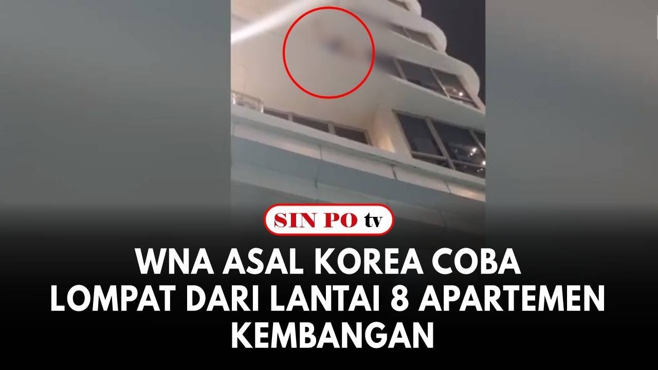 Petugas Damkar Gagalkan WNA Asal Korea Yang Coba Lompat Dari Lantai 8 Apartemen Kembangan