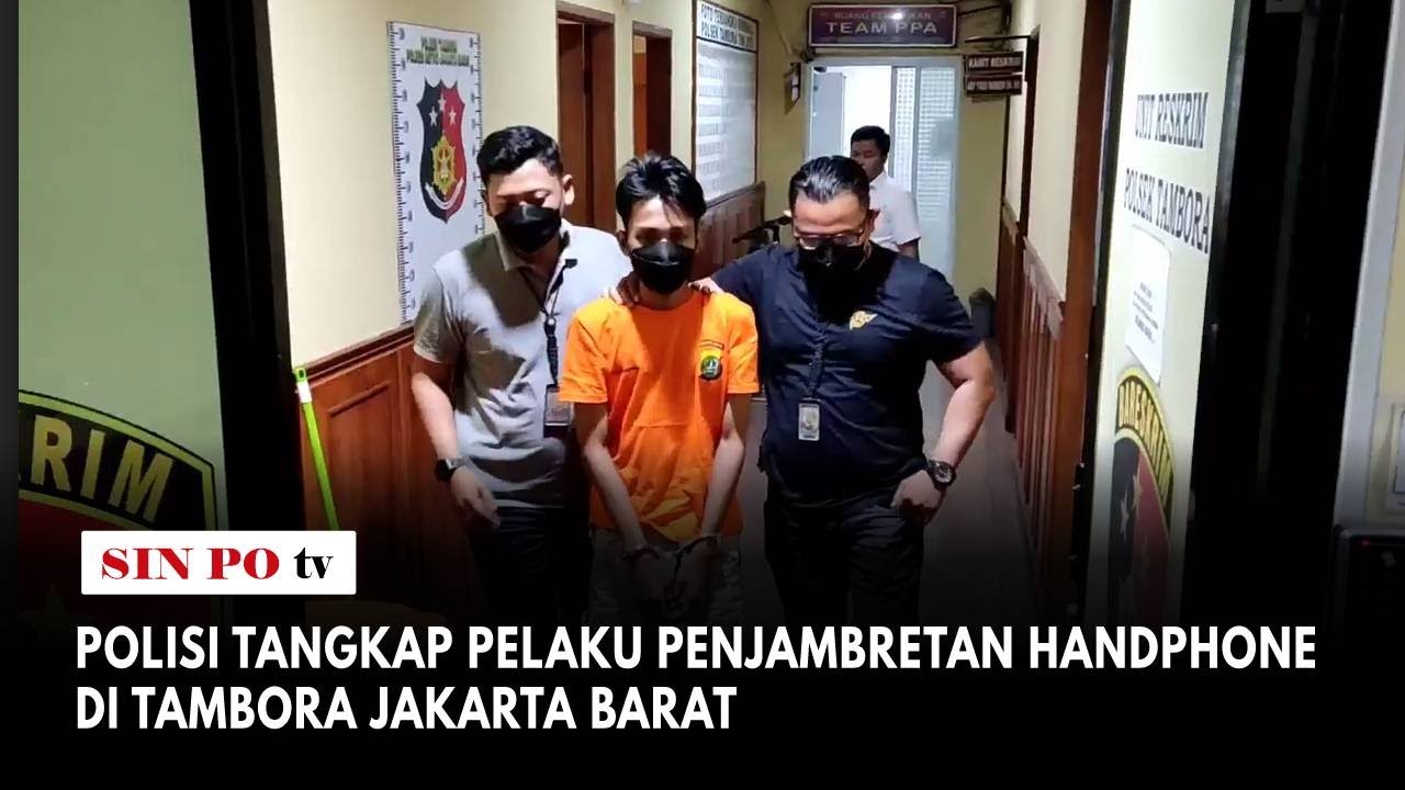 Polisi Tangkap Pelaku Penjambretan Handphone Penjual Bensin Eceran Di Tambora Jakarta Barat