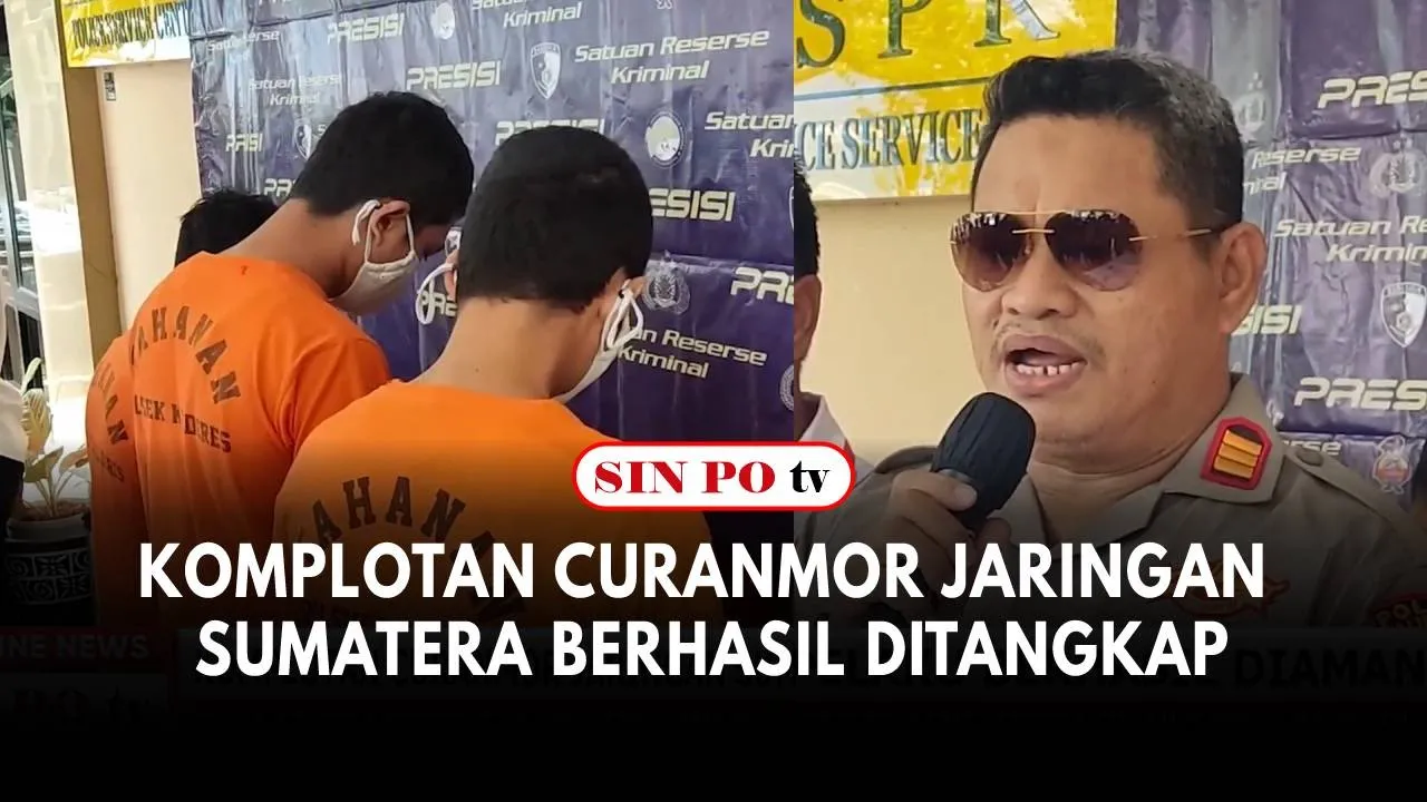 Polsek Kalideres Tangkap Komplotan Pelaku Curanmor Jaringan Sumatera