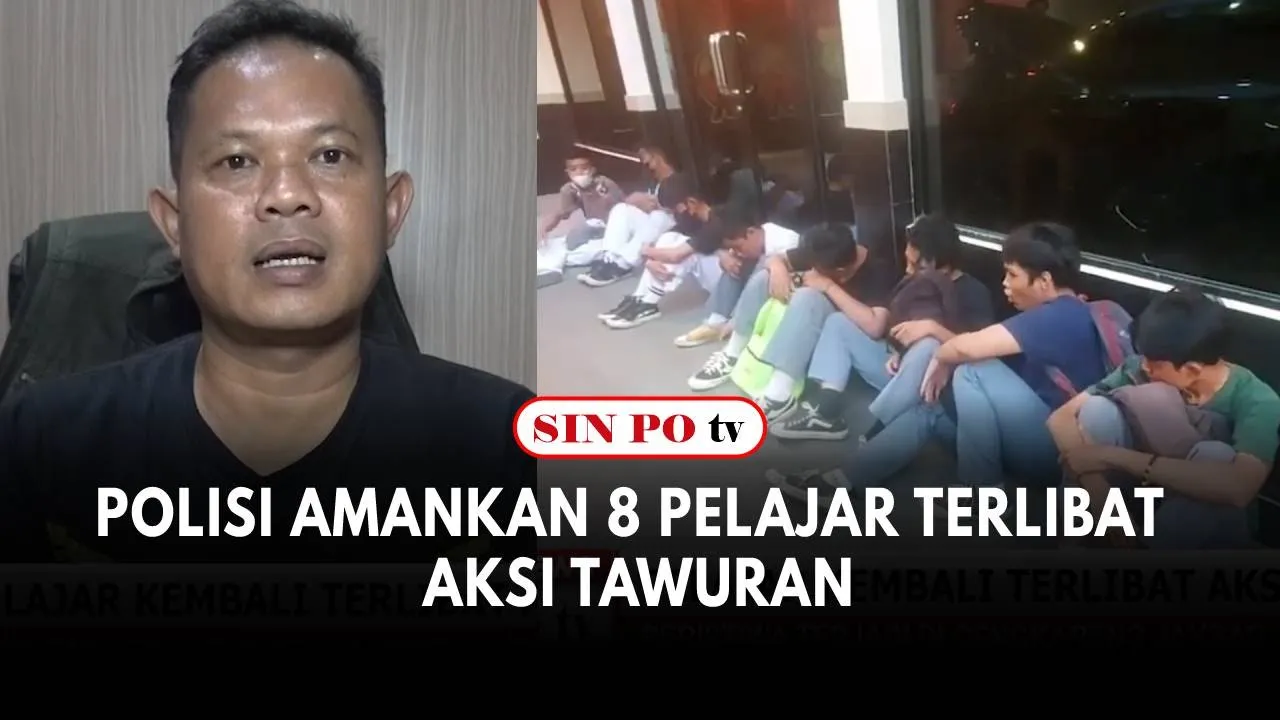 Polisi Amankan 8 Pelajar Terlibat Aksi Tawuran, Pelajar Bawa Sajam