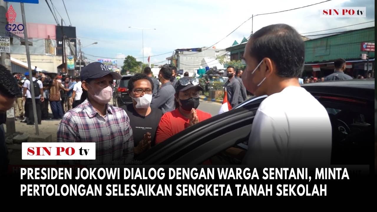 Presiden Jokowi Dialog Dengan Warga Sentani, Minta Pertolongan Selesaikan Sengketa Tanah Sekolah