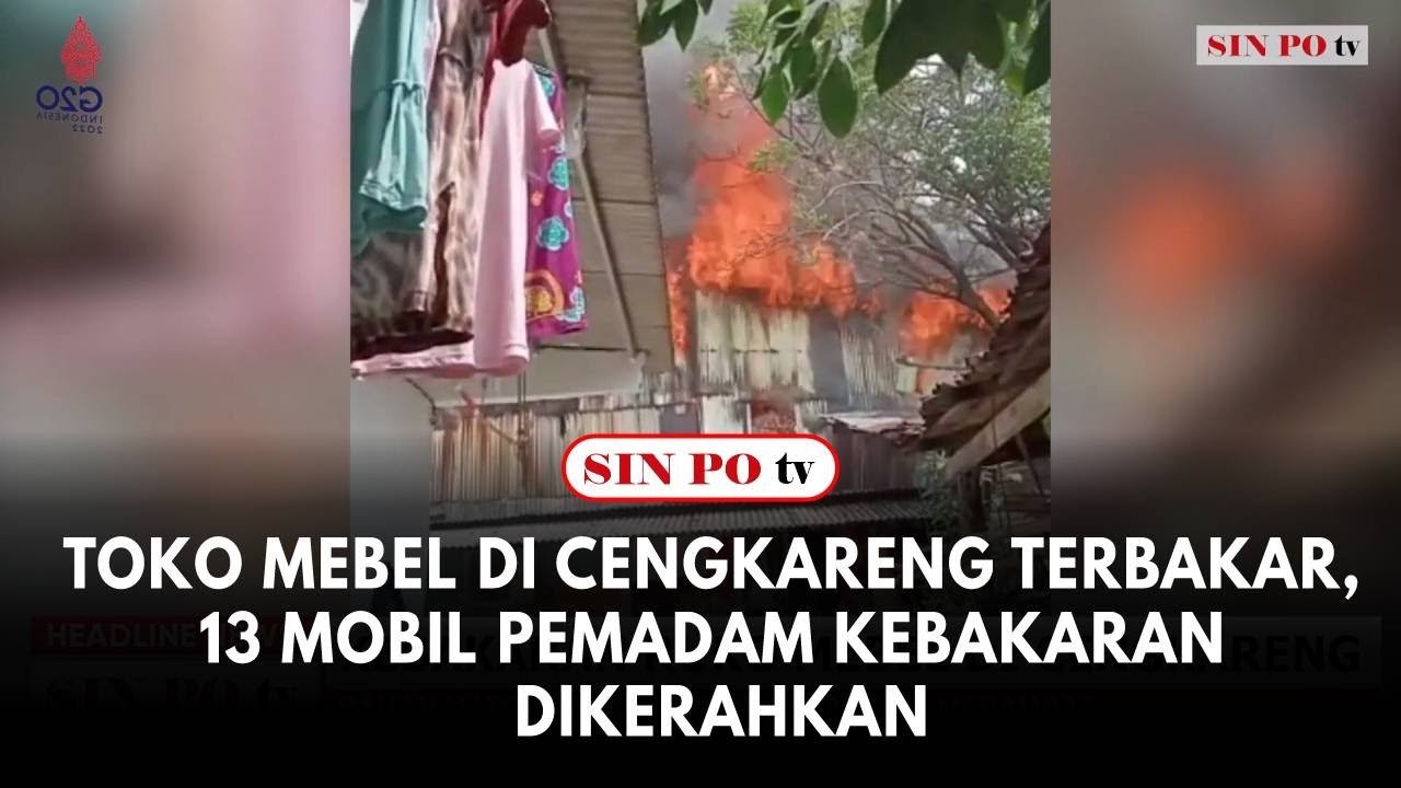 Toko Mebel di Cengkareng Terbakar, 13 Mobil Pemadam Kebakaran Dikerahkan