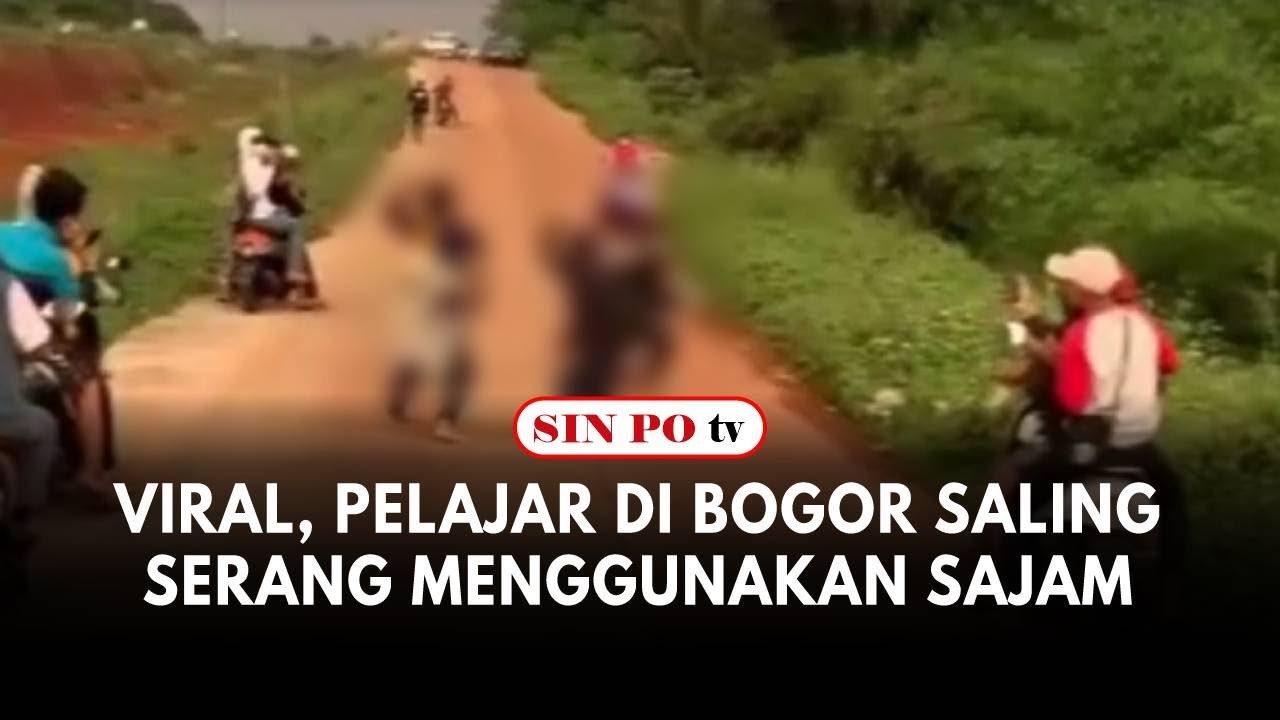 Viral, Pelajar di Bogor Saling Serang Menggunakan Sajam