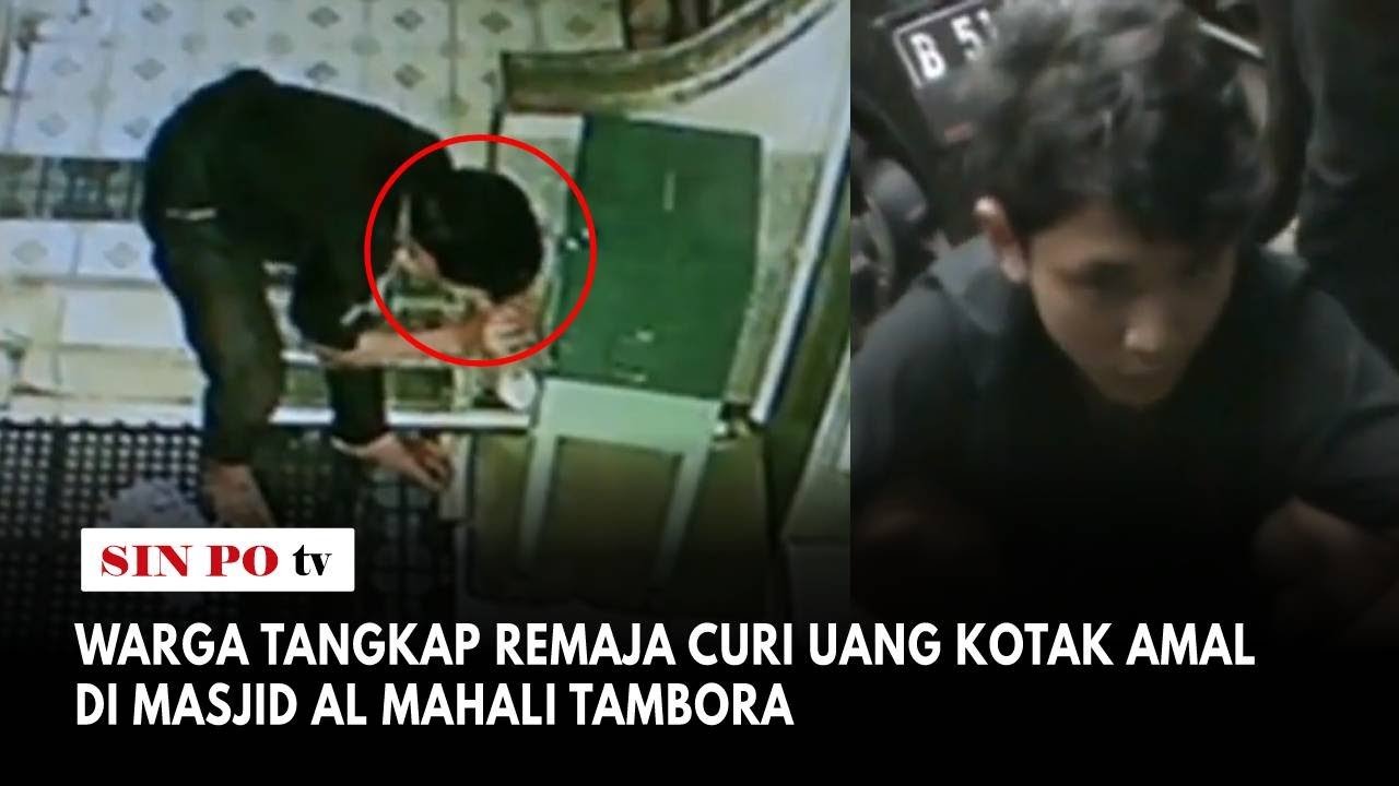 Warga Tangkap Remaja Curi Uang Kotak Amal Di Masjid Al Mahali Tambora