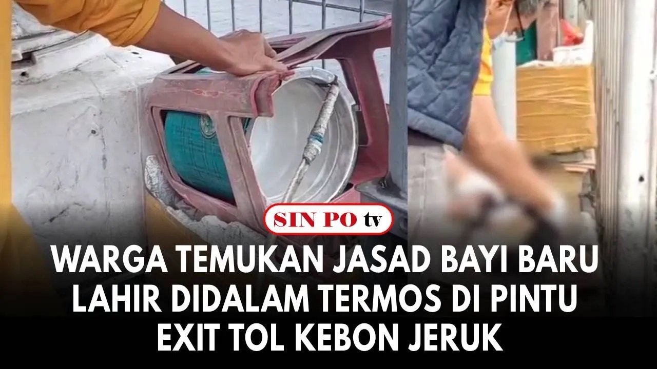 Warga Temukan Jasad Bayi Baru Lahir Didalam Termos Di Pintu Exit Tol Kebon Jeruk