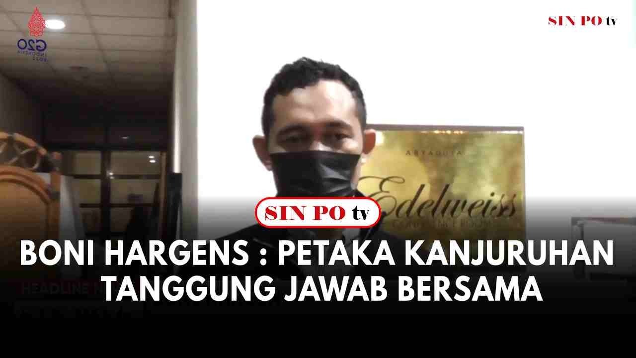 Boni Hargens : Petaka Kanjuruhan Tanggung Jawab Bersama