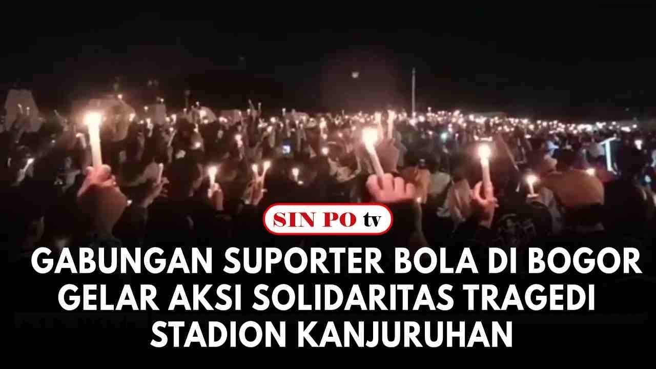 Gabungan Suporter Bola Di Bogor Gelar Aksi Solidaritas Tragedi Stadion Kanjuruhan