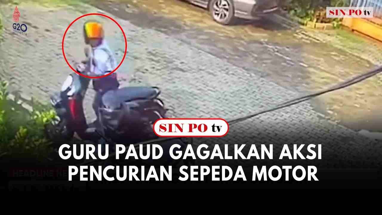 Guru Paud Gagalkan Aksi Pencurian Sepeda Motor