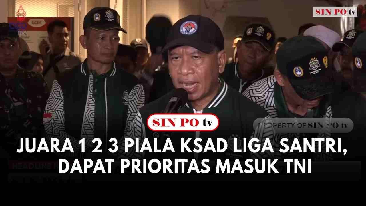 Juara 1 2 3 Piala KSAD Liga Santri, Dapat Prioritas Masuk TNI