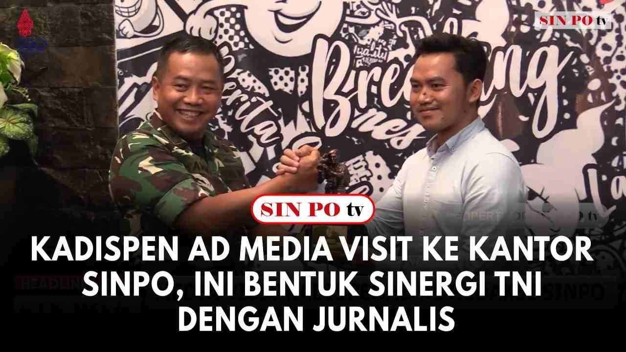 Kadispen AD Media Visit Ke Kantor Sinpo, Ini Bentuk Sinergi TNI Dengan Jurnalis