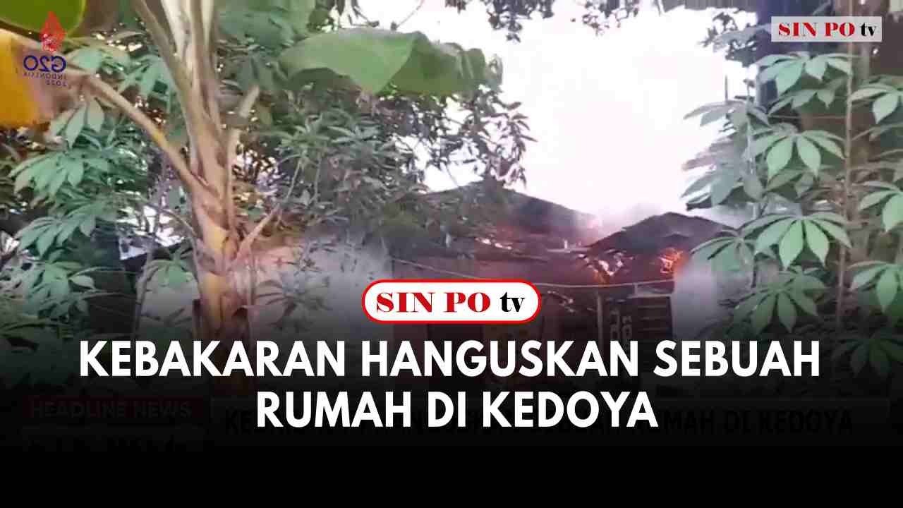 Kebakaran Hanguskan Sebuah Rumah Di Kedoya, 3 Unit Mobil Damkar Diturunkan