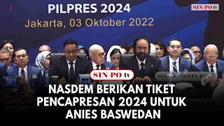 NasDem Berikan Tiket Pencapresan 2024 Untuk Anies Baswedan