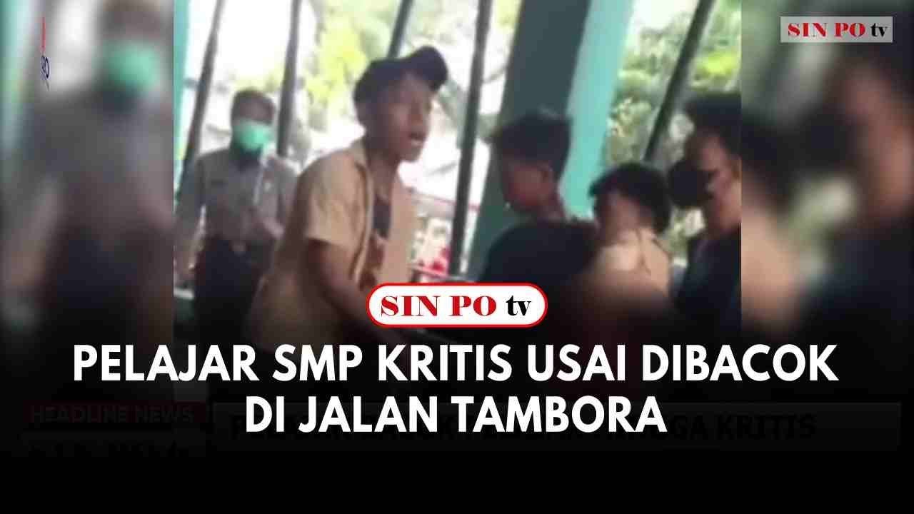 Pelajar SMP Kritis Usai Dibacok Di Jalan Tambora