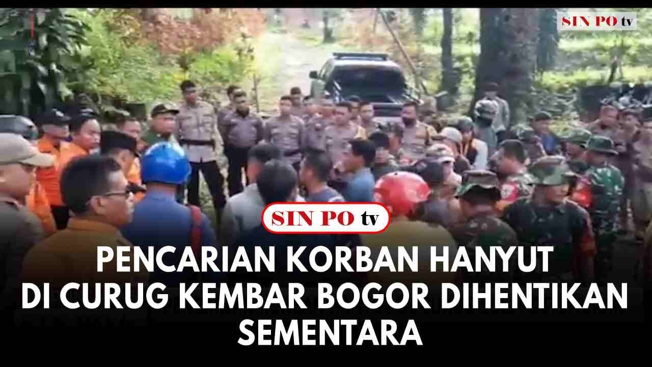 Pencarian Korban Hanyut Di Curug Kembar Bogor Dihentikan Sementara